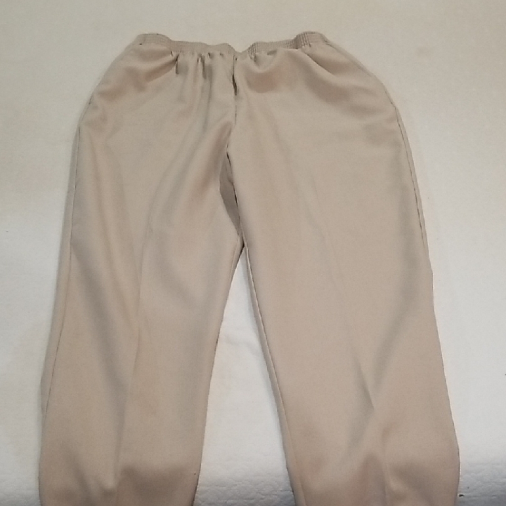 Alfred Dunner Men's Cream Joggers